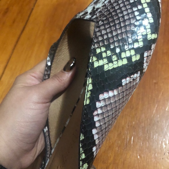 The Erica Peep-Toe Mule in Snake Embosse NEW IN BOX! - Picture 4 of 8